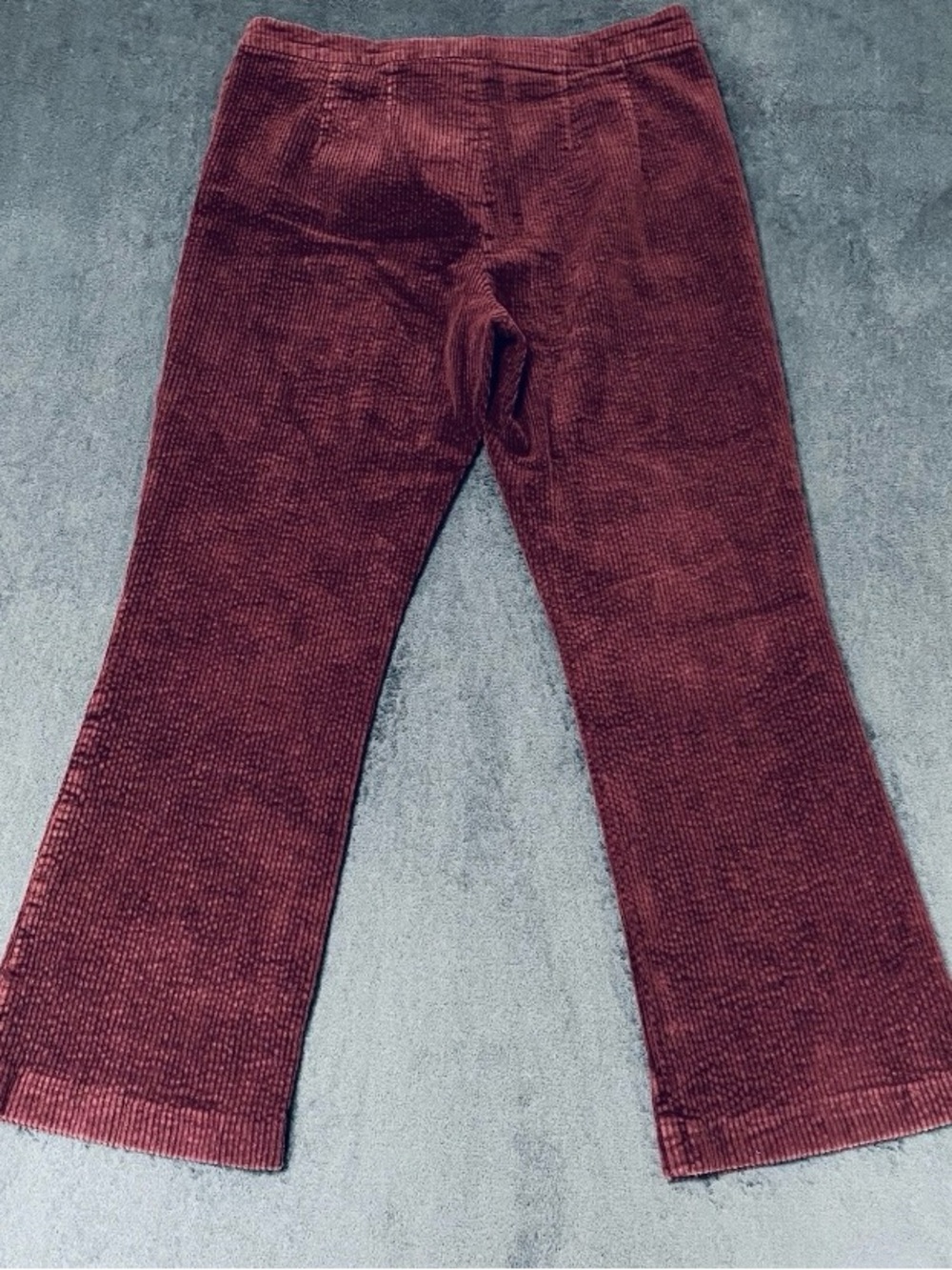 Kut From The Kloth Fall Corduroy Pants Womens 16 Burgundy Straight Leg